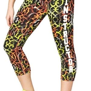 Size Large Zumba instructor capris